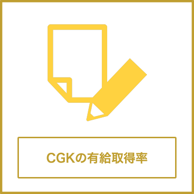 CGKの有給取得率